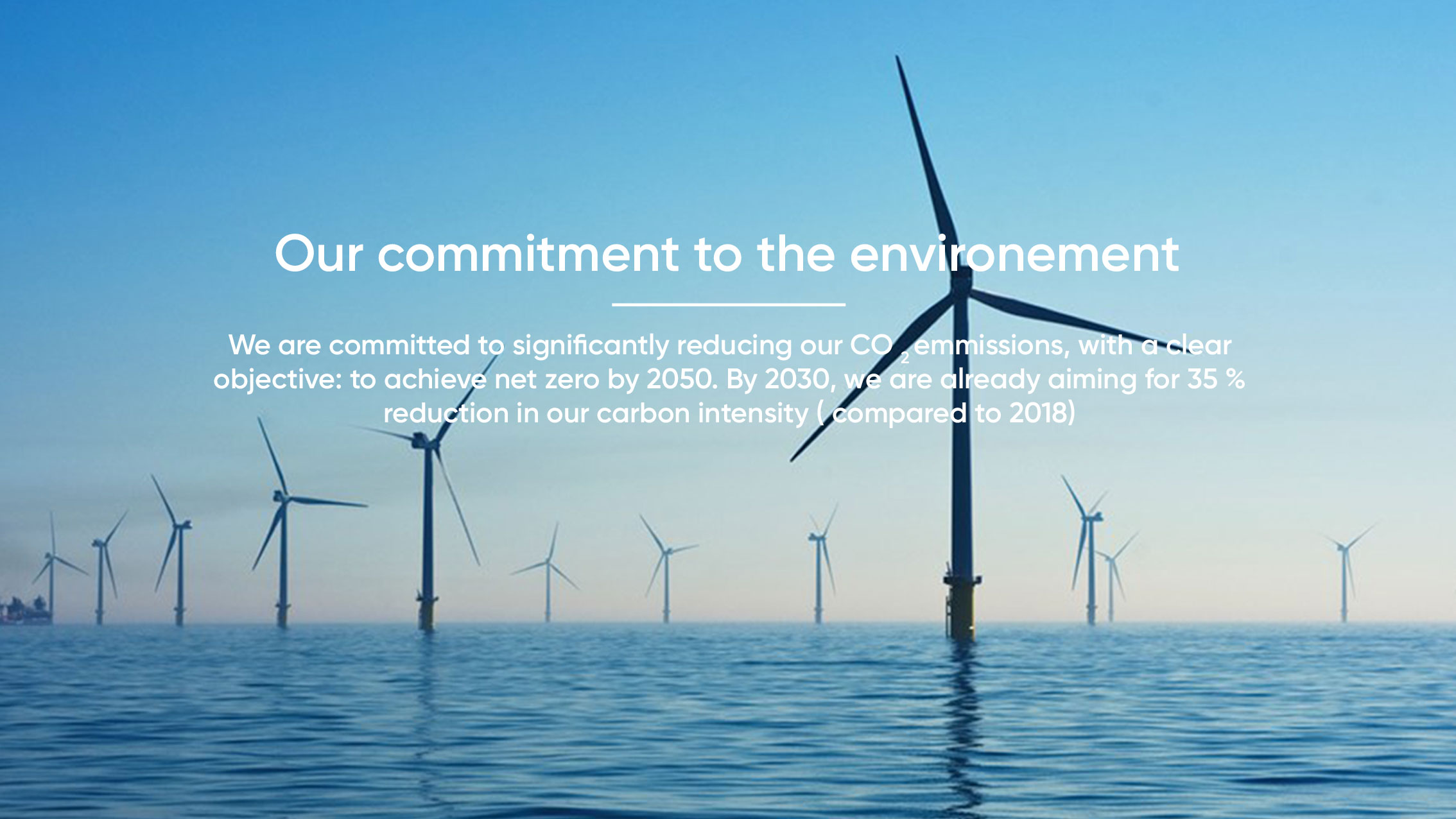 Our commitment to the environment