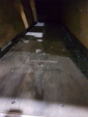 Bottom plate in vibration feeder