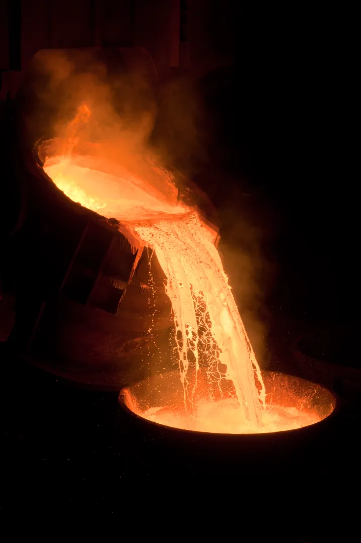 Heat furnace Industeel Belgium